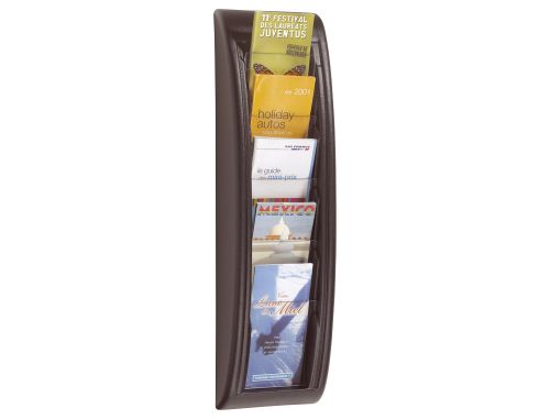 Expositor paperflow mural com 5 divisorias para formato postais 650 x 181 x 95 mm , Paperflow , 36339 , 3660141203707